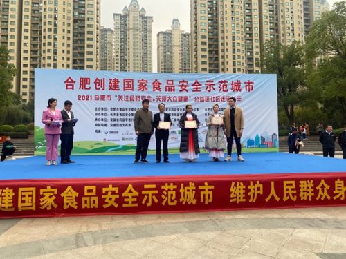 关注食药安全 关爱大众健康社区公益走进长丰双墩镇